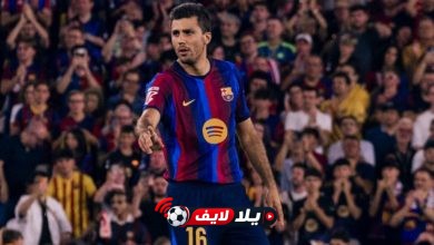 تدشين المشوار الكتالوني.. رودري يسجل ظهوره الأول مع برشلونة أمام أتلتيك بلباو